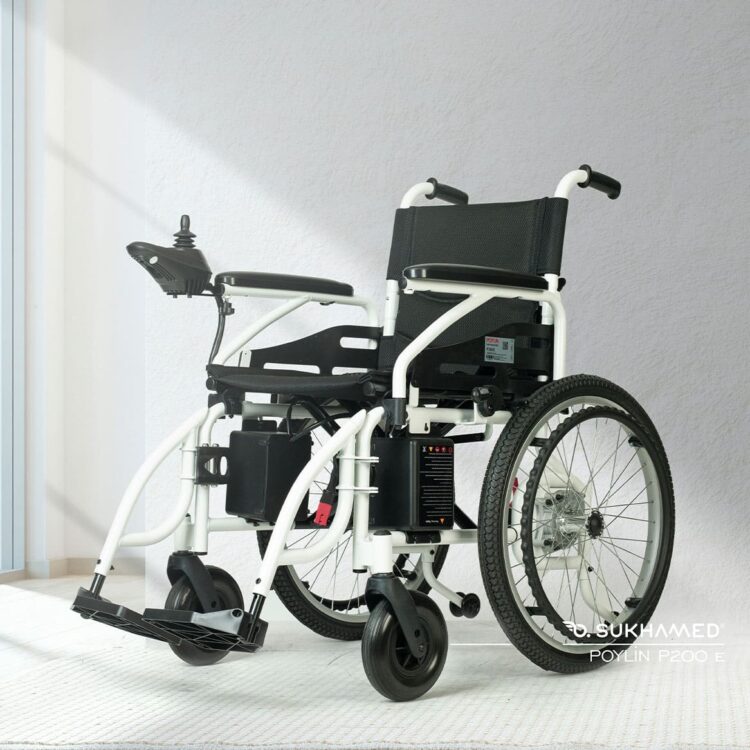 Poylin P200-E Katlanabilir Ekonomik Akülü Tekerlekli Sandalye