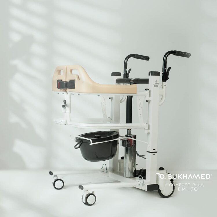 DM-170 Tuvalet Özellikli Tekerlekli Sandalye (MOTORLU) Uzaktan Kumandalı
