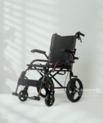 GK863LABJ-12 Jet Black Transfer Alüminyum Tekerlekli Sandalye