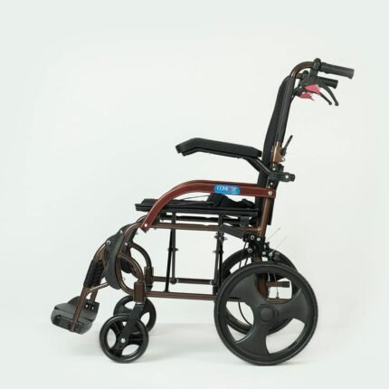 GK863LABJ-12 Jet Black Transfer Alüminyum Tekerlekli Sandalye