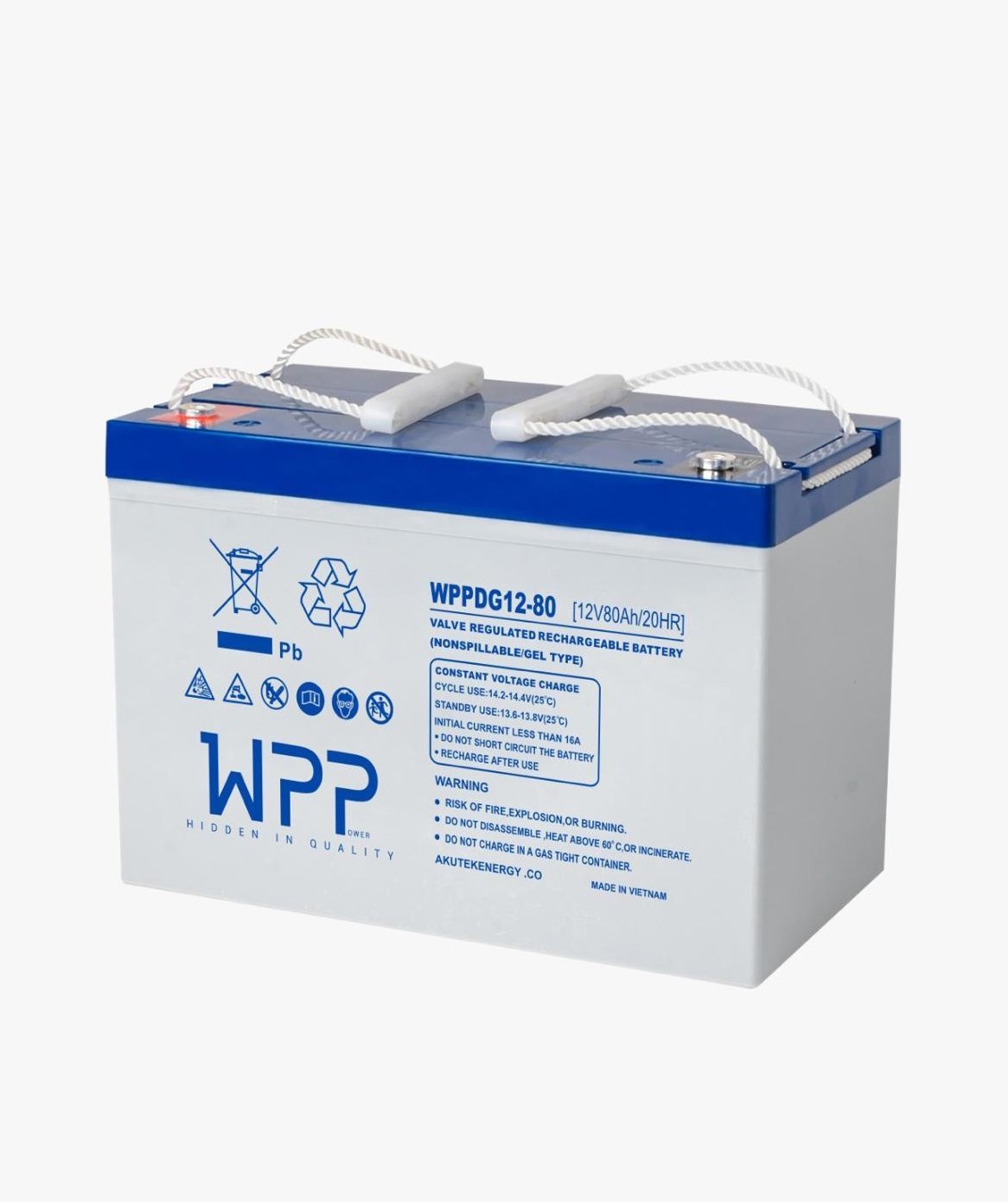 WPPDG12-80 (12V80Ah) Akü WPPDG12-80 (12V80Ah) Akü