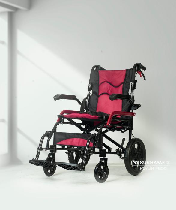 P806 Kırmızı Tekerlekli Sandalye